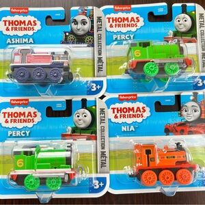 Thomas & Friends Metal Collection - 2 Percy, 1 Ashoka and 1 Nia trains NEW